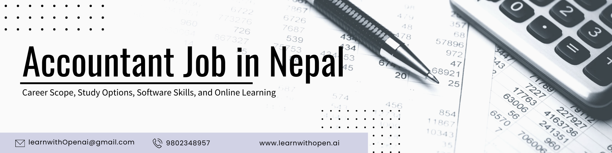 Accountant Job in Nepal: Career Scope, Study Options, Software Skills, and Online Learning
