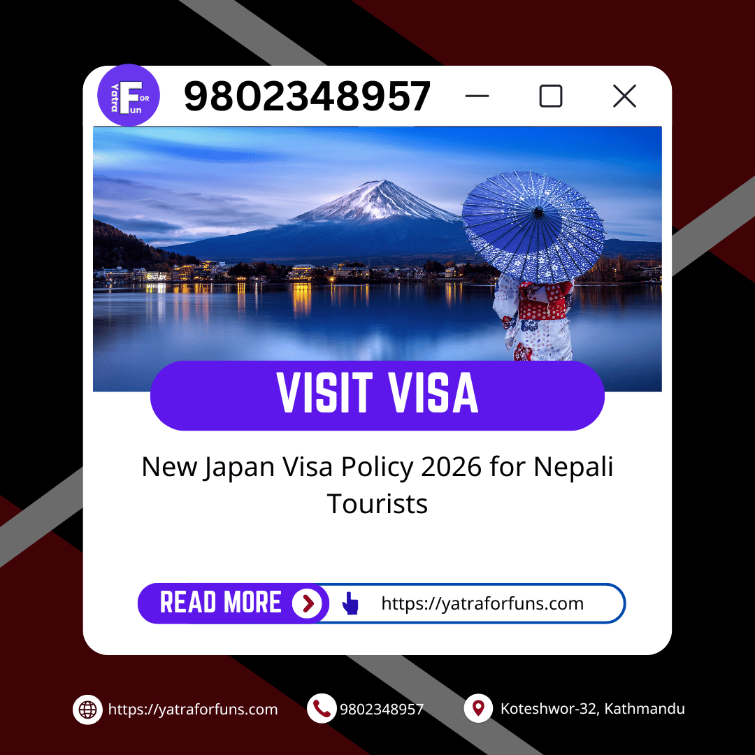 New Japan Visa Policy 2026 for Nepali Tourists