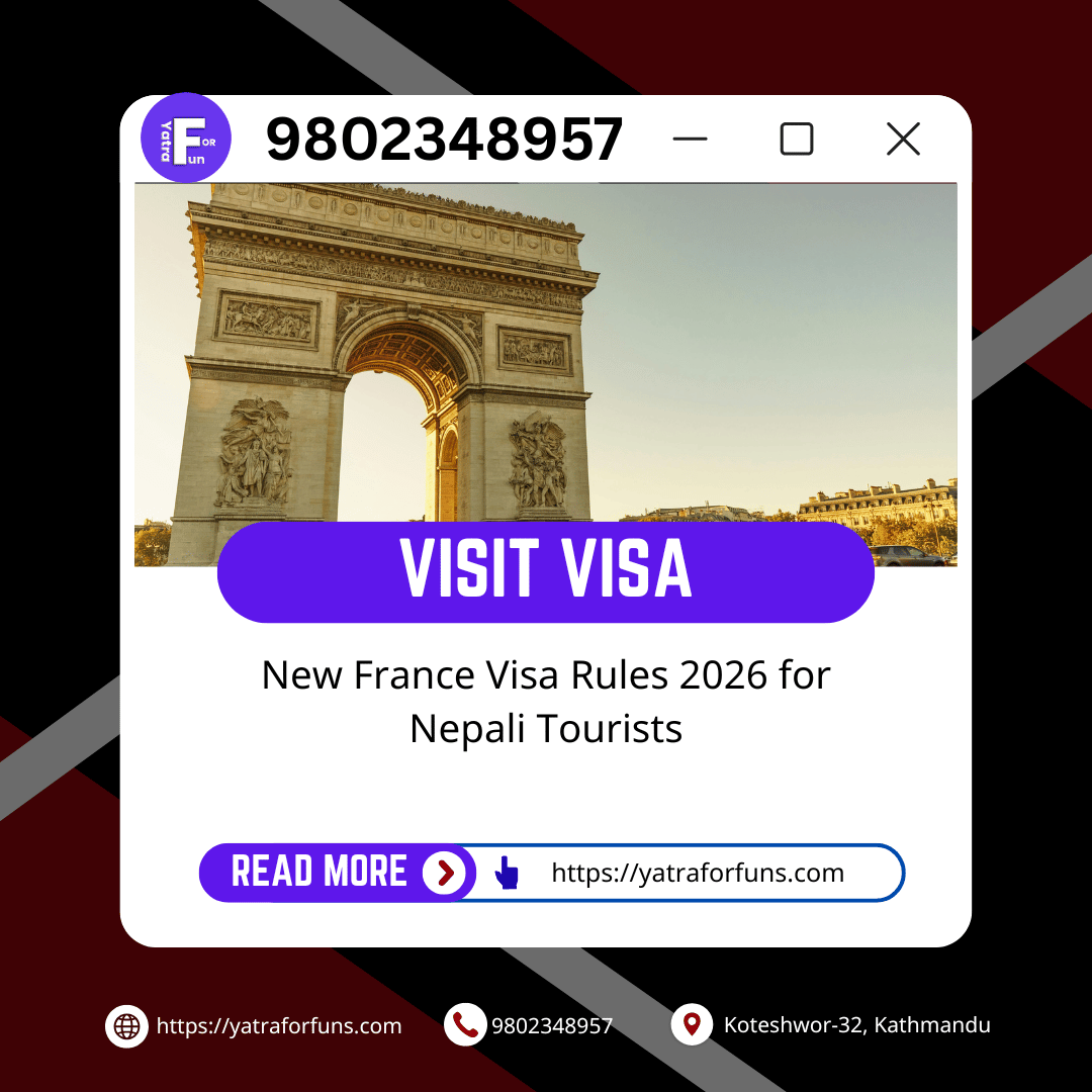 New France Visa Rules 2026 for Nepali Tourists