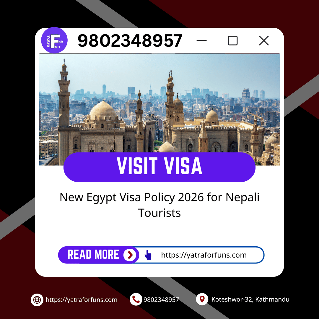 New Egypt Visa Policy 2026 for Nepali Tourists