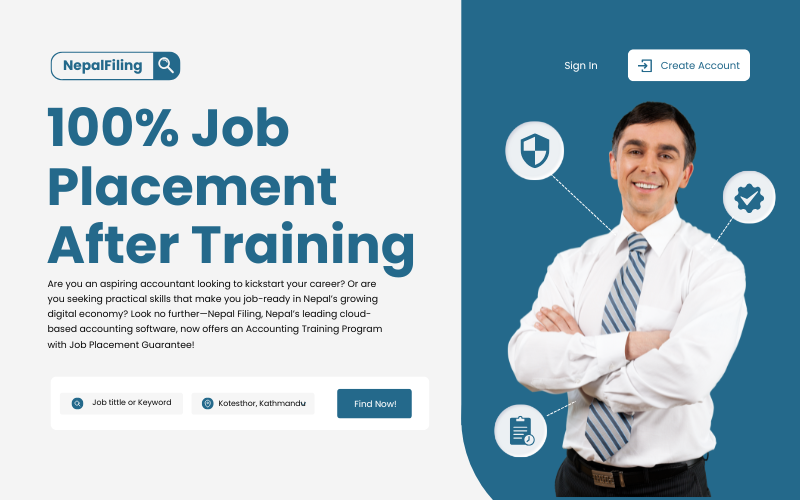 Get Guaranteed Job Placement After Accounting Training with Nepal Filing